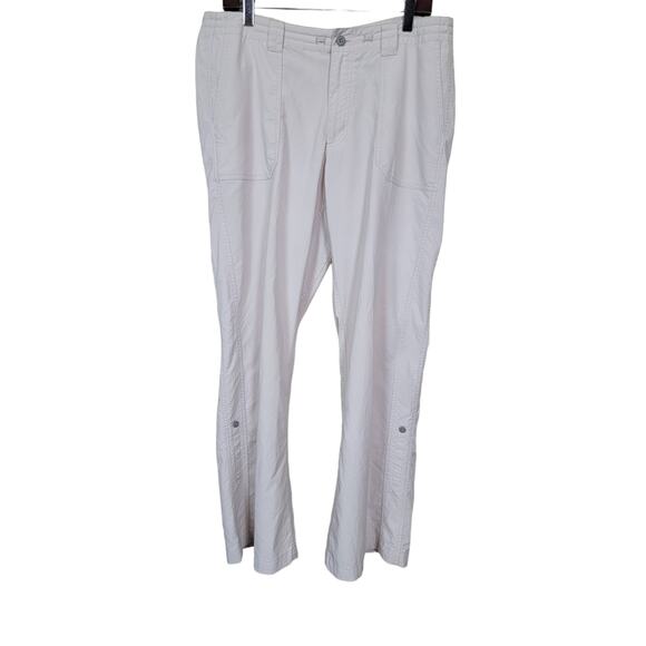 Patagonia Pants - Patagonia Women's Size 14 Hiking Outdoor Pants with Roll Tab Hem Nylon Stain